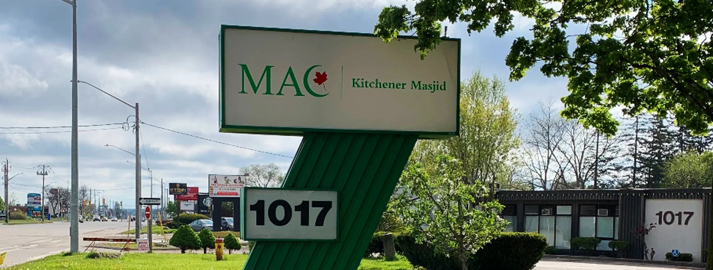 Exterior view of Kitchener Masjid Kitchener building